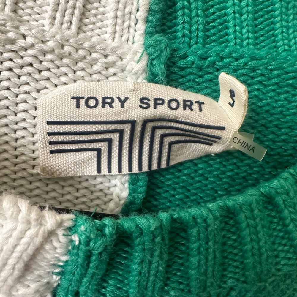 Tory Burch Heart Sweater for Tennis Collection size L - Picture 5 of 6